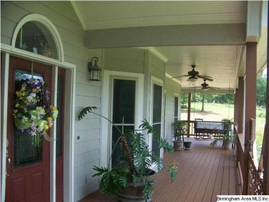 Beautiful front entrance, great porch, something t