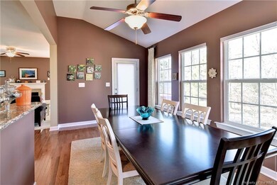 Deck access is through the morning room.