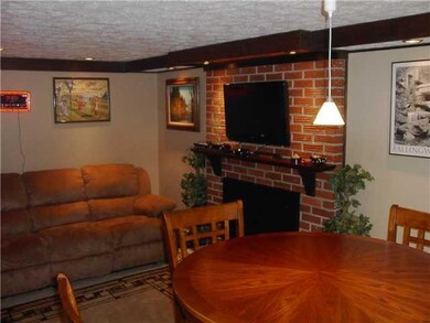Family Room with wood burning fireplace