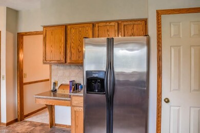The kitchen has a pantry.