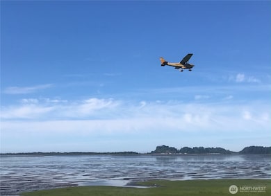 Bald eagles and the occasional light aircraft soar by at eye leve.