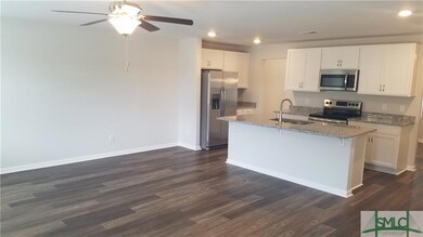Living Area and Kitchen