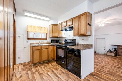 Kitchen and view to Flex Room