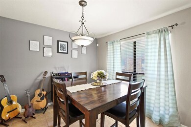 Bright and sunny breakfast nook.
