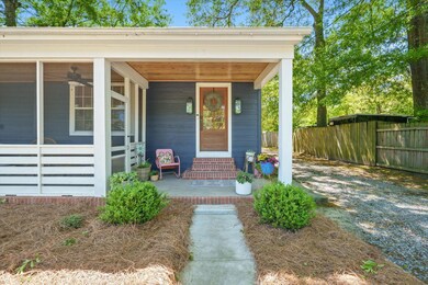 Covered front porch