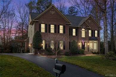 View of front of home with a lawn
