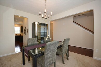 The formal dining room is just off the main entry.