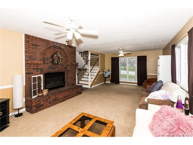 VIEW FROM THE LIVING TOWARDS THE FRONT WINDOWS AND