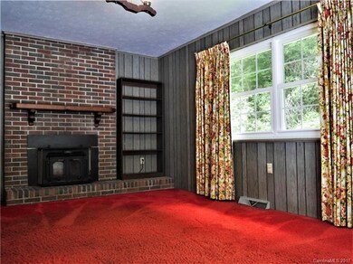 Family Room with Wood Burning Fireplace