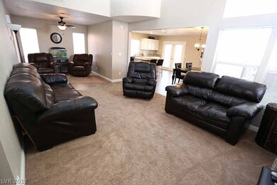 18' ceilings in living room - new carpet, new inte