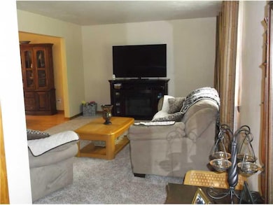 Living Room. The large living room is to the right