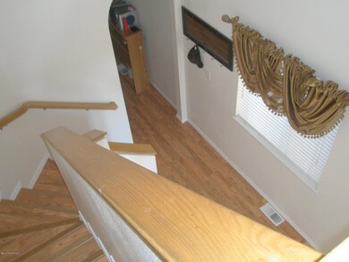 View of entry from upstairs