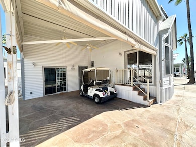 STAMPED CONCRETE CARPORT
