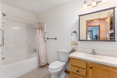 Full bath with grab bars
