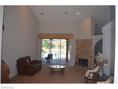 Living Room and Wood Burning Fireplace