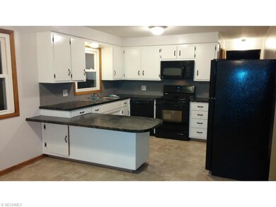 New refrigerator and stove and new vinyl flooring 