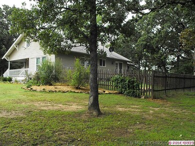 Back Yard Fence with Deck and French Doors