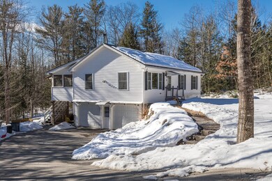 side view with garage