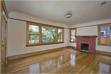 Large open floor plan from living to dining area.