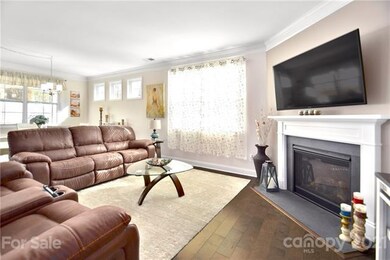 Enjoy cozy evenings by the natural gas fireplace.