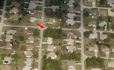 Arial View of oversized lot