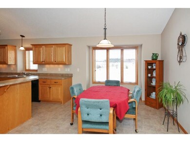 Great Dining room easily adapts to accommodate lar