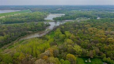 Behind the Des Moines River