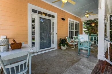 Beautiful rocking chair front porch
