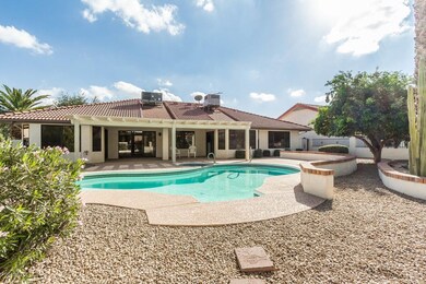 Back of House With Pool