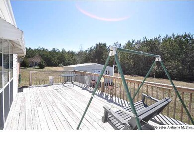 Large back deck perfect for grilling out.