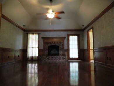 Large den with new hardwood floors
