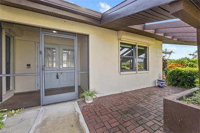 Front entry to the home.