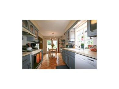 Breakfast room off kitchen and door to patio