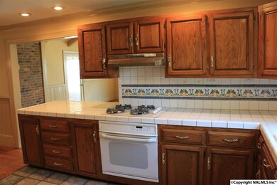 Showing the opening to the family room.