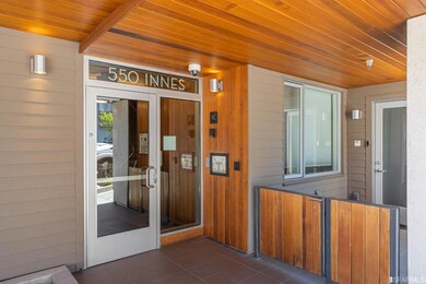 A security door to our lobby. Step inside and the stairs on to your right, one flight up to #203.