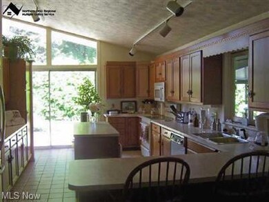 Kitchen looking form main hall entrance. 2 ovens. 