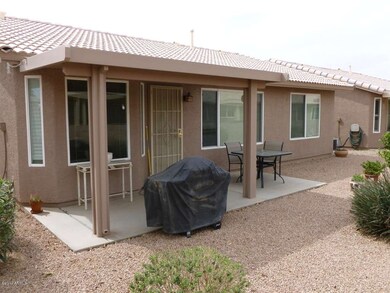 Covered back patio