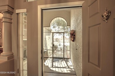 From inside to foyer