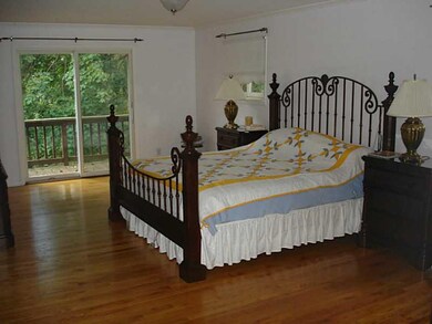 Master Bedroom. Master bath, hardwood, slider to b
