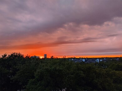 All 3 balconies face the west. There, you view the