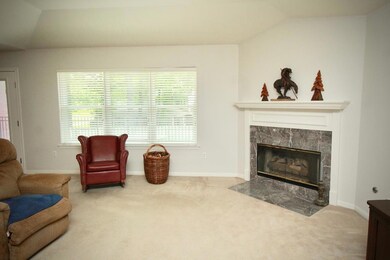 Wood burning FP w/ gas logs