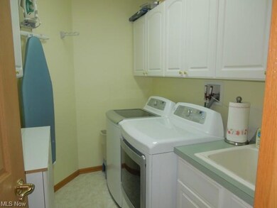 First Floor Laundry Room with utility sink and Cab