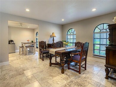 Formal dining room, just to the right of the front