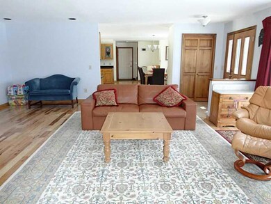 Defined rooms, but generous entry...