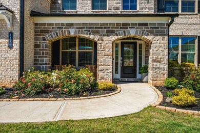 Ample covered space on the front porch for your ro