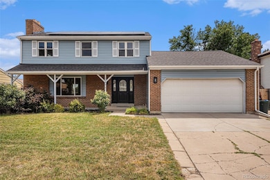 Front of house with 2 car garage
