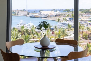 Lovely view of the water from the dining room tabl