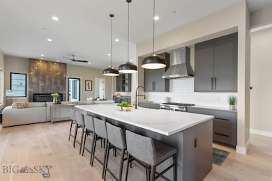 Open-concept floor plan