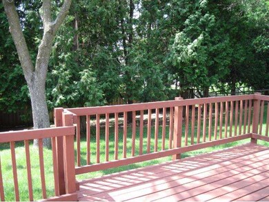 Deck off kitchen
