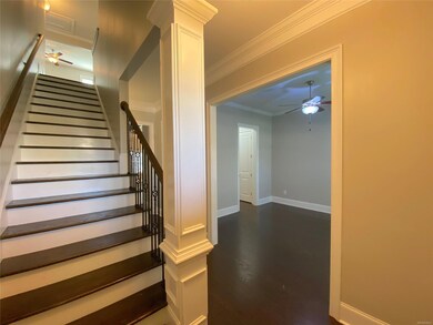 Beautiful molding and trim along with hardwood flo